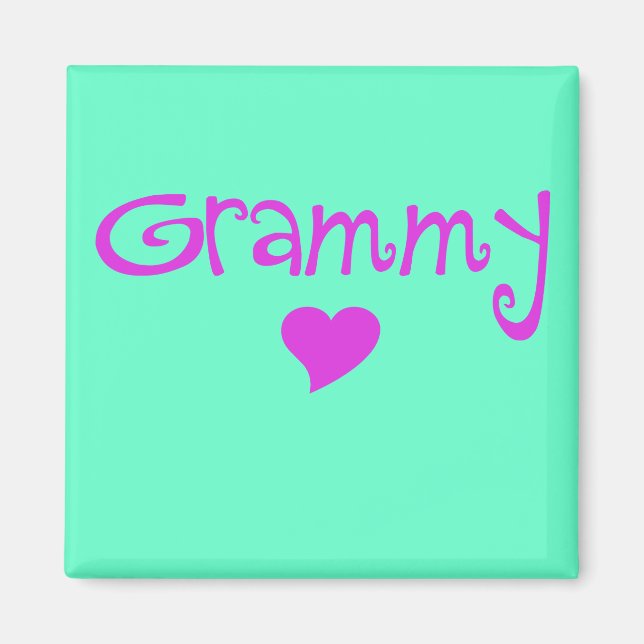 Grammy With Heart Magnet (Front)
