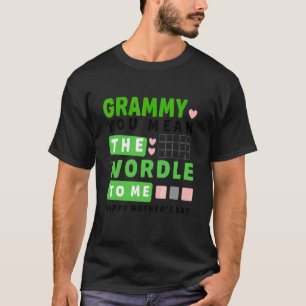 Grammy You Mean The World To Me Happy Mother's Day T-Shirt