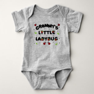 Grammy's Little Ladybug - Cute  Baby Bodysuit