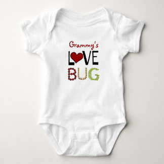 Grammy's Love Bug, Cute & personalised! Baby Bodysuit