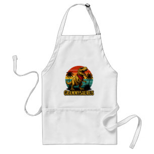 Grammysaurus T Rex Dinosaur Grammy Mothers Day Standard Apron