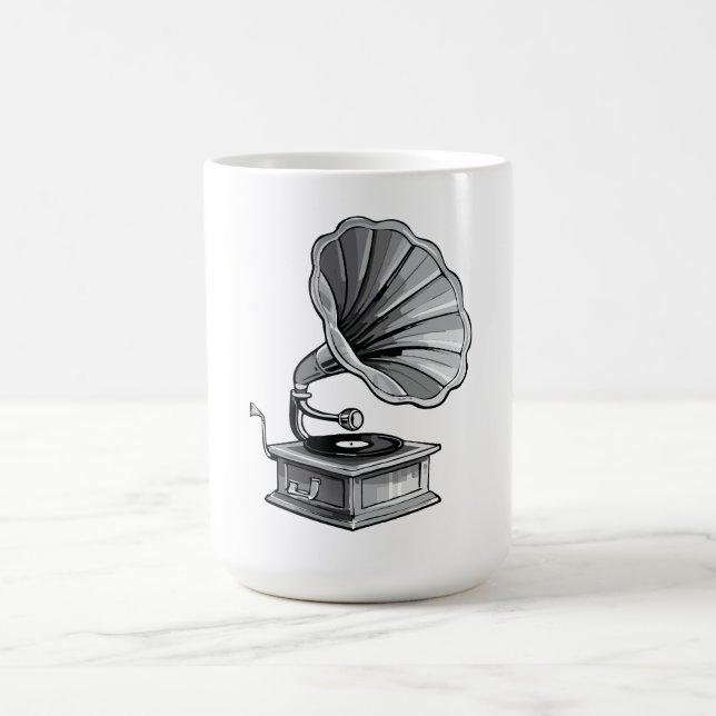 Gramophone Coffee Mug (Center)
