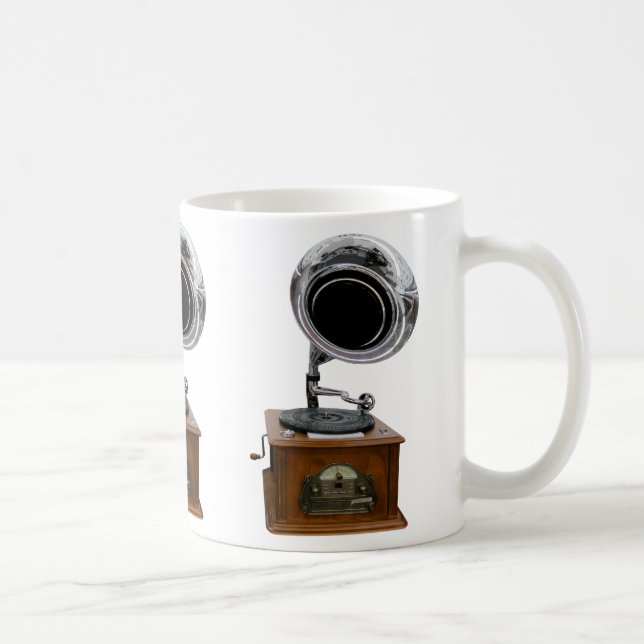 Gramophone Coffee Mug (Right)