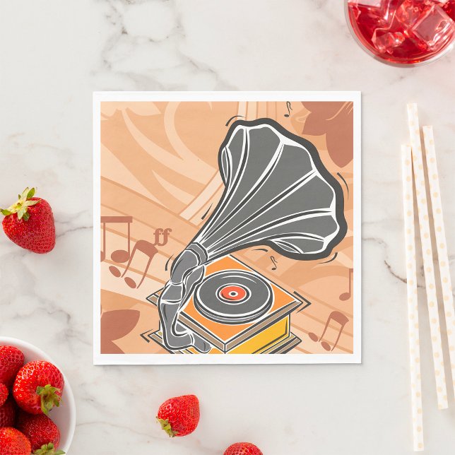 Gramophone Napkin (Creator Uploaded)