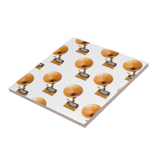 Gramophone Record Pattern. Tile