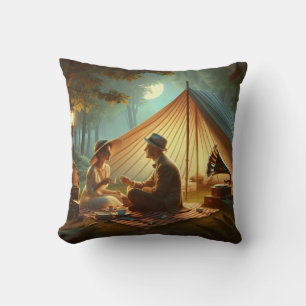 Gramophone Throw Pillow