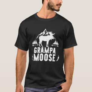 Grampa Moose Matching Family Camping Hiking T-shir T-Shirt