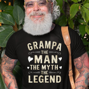 GRAMPA The Man The Myth The Legend Father's Day T-Shirt
