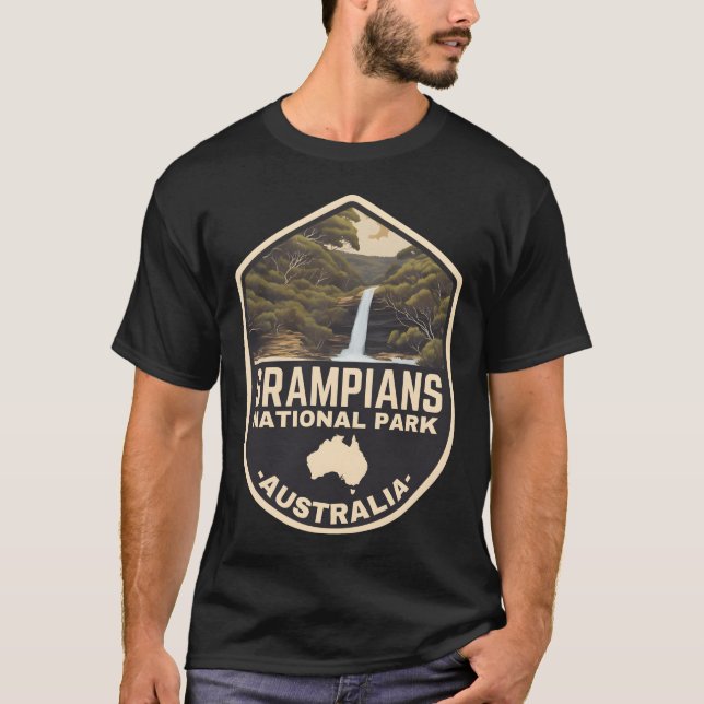 Grampians � The Endless Horizon of Australia T-Shirt (Front)