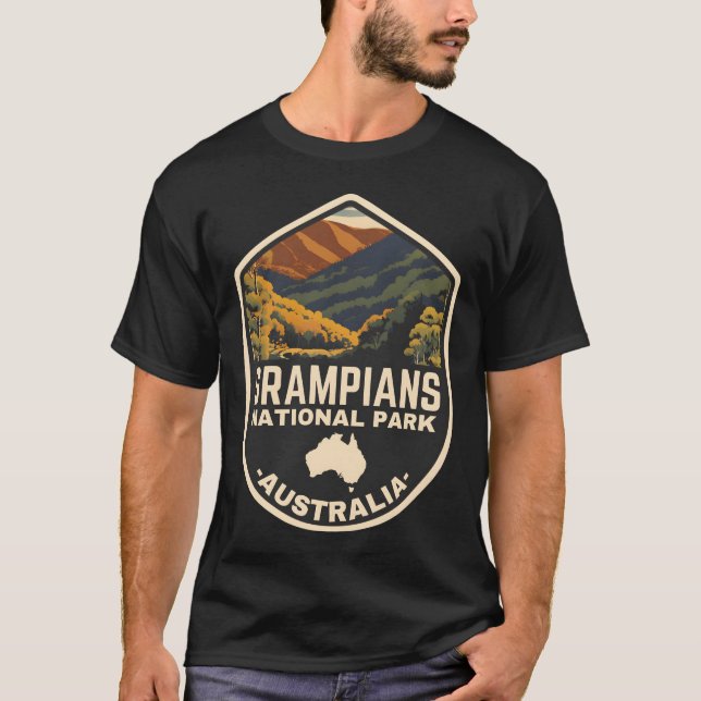 Grampians � The Endless Horizon of Australia T-Shirt (Front)
