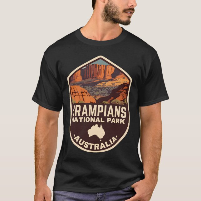 Grampians � The Endless Horizon of Australia T-Shirt (Front)