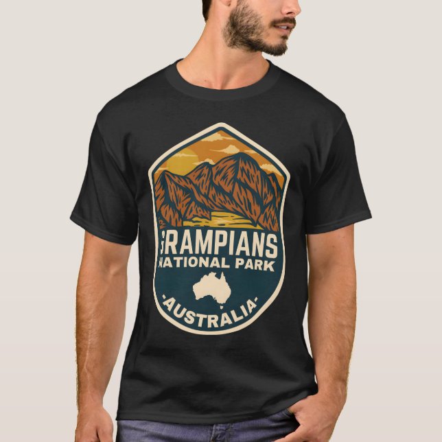 Grampians � The Endless Horizon of Australia T-Shirt (Front)