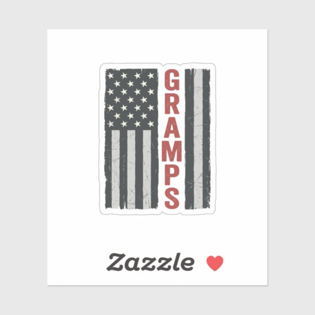 Gramps American Flag Vintage Patriotic Vector_1 (Sheet)