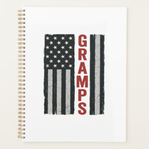 Gramps American Flag Vintage Patriotic Vector_1 Planner