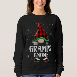 Gramps Gnome Buffalo Plaid Matching Family Christm Sweatshirt