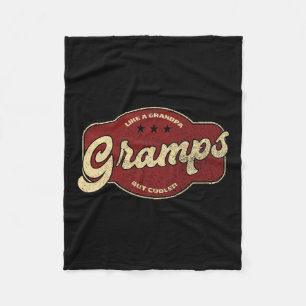 Gramps Like A Grandpa But Cooler  Fleece Blanket