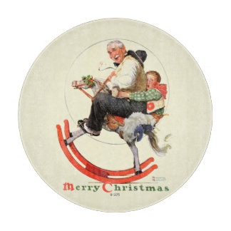 Gramps on Rocking Horse Cutting Board