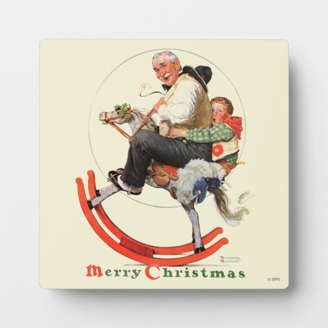 Gramps on Rocking Horse Plaque (Front)
