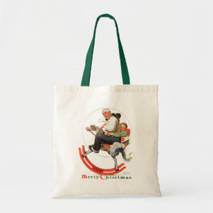 Gramps on Rocking Horse Tote Bag