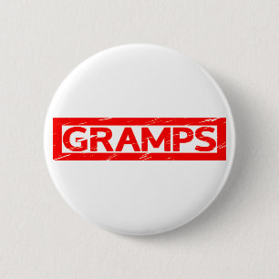 Gramps Stamp 6 Cm Round Badge