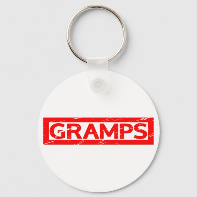 Gramps Stamp Key Ring (Front)