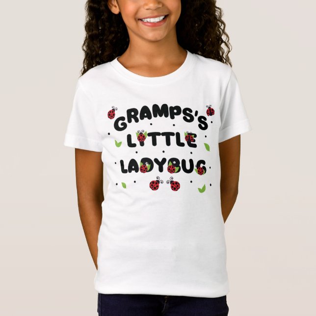 Gramps's Little Ladybug - Cute  T-Shirt (Front)
