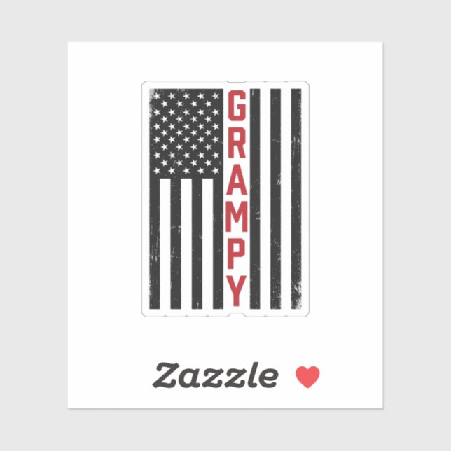 Grampy American Flag Patriotic Vintage Vector Desi (Sheet)