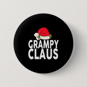 Grampy Claus Christmas Family Group Matching Pajam 6 Cm Round Badge