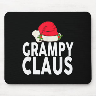 Grampy Claus Christmas Family Group Matching Pajam Mouse Mat