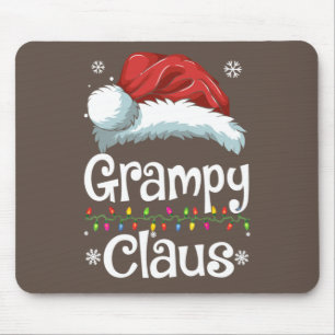Grampy Claus Shirt, Family Matching Grampy Claus Mouse Mat