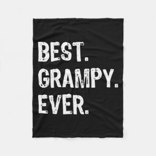 Grampy Ever Funny Cool  Fleece Blanket
