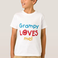 Grampy Loves Me T-shirts and Gifts
