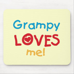 Grampy Loves Me T-shirts and Gifts Mouse Mat