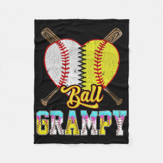 Grampy Of Both Half Sell Softll Ice Cream Drip Fleece Blanket