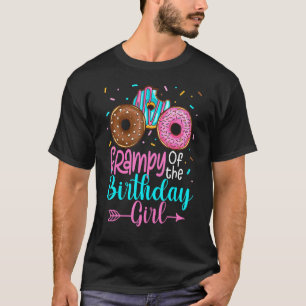 Grampy Of The Birthday Girl Doughnut Party Family T-Shirt