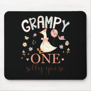 Grampy of The One Silly Goose 1st Birthday Girl Mouse Mat
