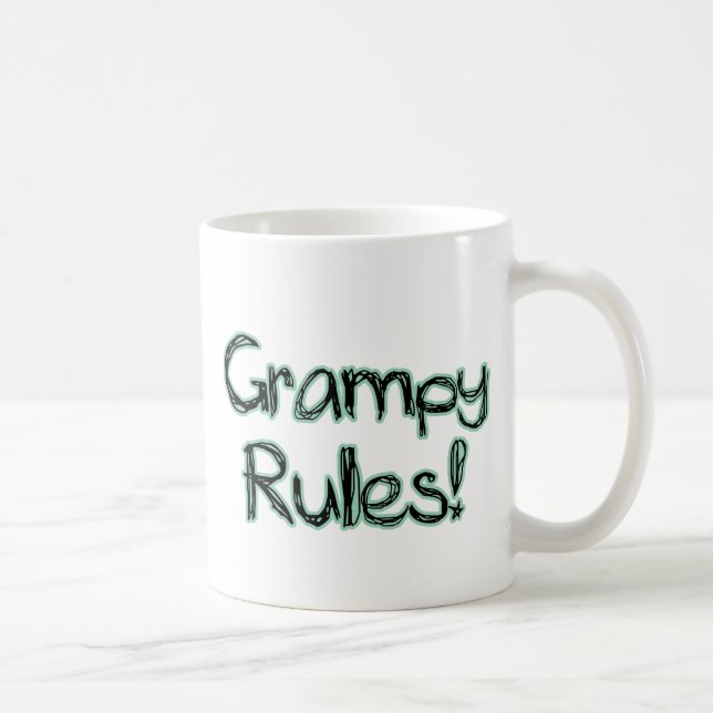 Grampy Rules Coffee Mug (Right)