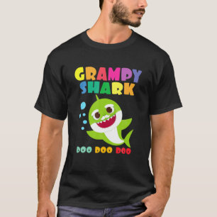 Grampy Shark Doo Doo Funny Baby Mummy Kids T-Shirt