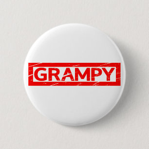 Grampy Stamp 6 Cm Round Badge