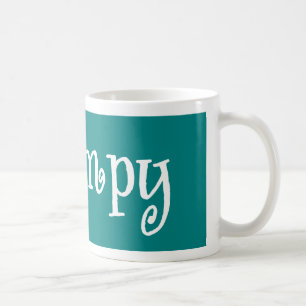 Grampy Teal And White Coffee Mug