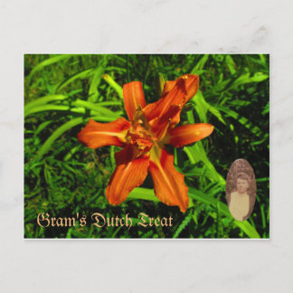 Gram's Dutch Treat Postcard