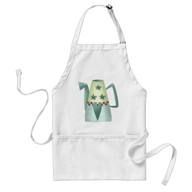 Gram's Garden · Blue Water Can Standard Apron (Front)