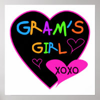 Gram's Girl Custom T-Shirts, Mugs, Buttons, Cases