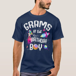 Grams Of The Birthday Boy Astronaut Space Family T T-Shirt