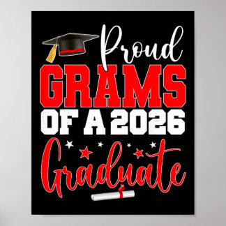 Grams Senior 2026 Proud Grams Of A Cl Of 2026 Grad Poster