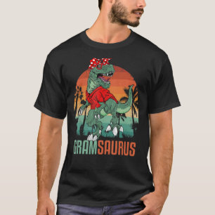 Gramsaurus Rex Gram Saurus Dinosaur Grandma Sungla T-Shirt