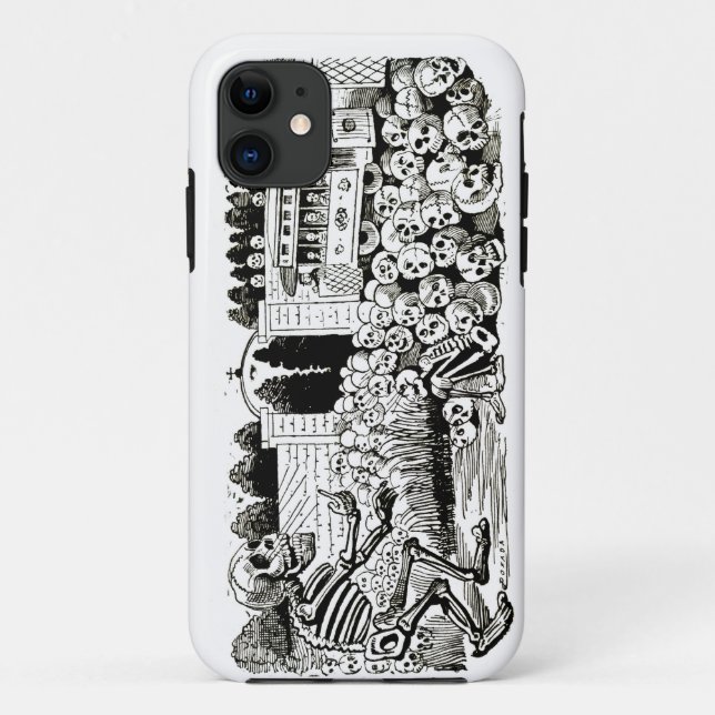 Gran Calavera Eléctrica iphone 5 Barely There case (Back)
