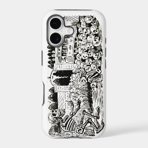 Gran Calavera Eléctrica iphone 5 Barely There case