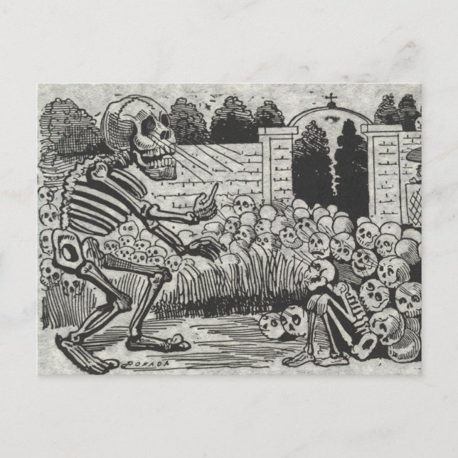 Gran Calavera Electrica Postcard (Front)