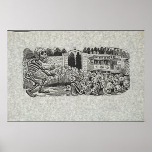 gran Calavera Electrica Poster